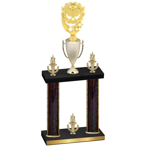 Double Black Glacier Victory Pickleball Trophy