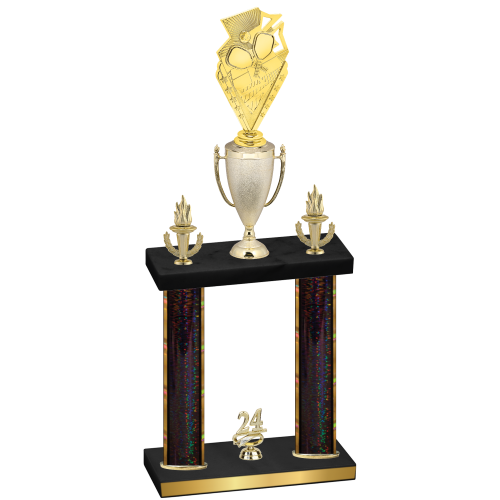 Double Black Glacier Year Pickleball Trophy