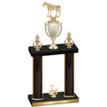 Double Black Glacier Second Place Horses Trophy
