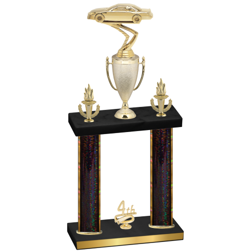 Double Black Glacier Fourth Place Cars Trophy