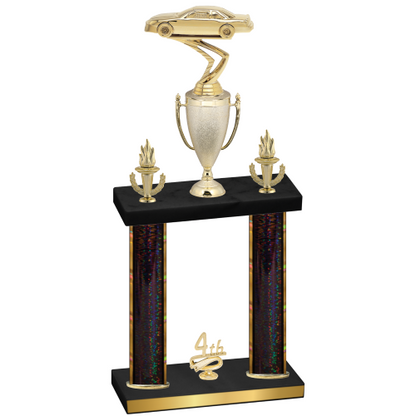 Double Black Glacier Fourth Place Cars Trophy