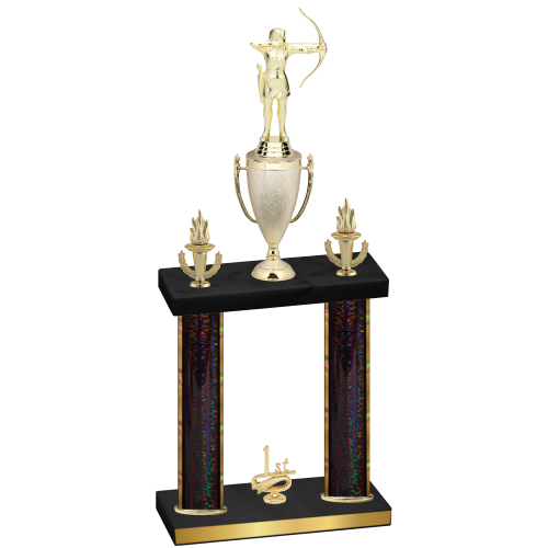 Double Black Glacier First Place Archery Trophy