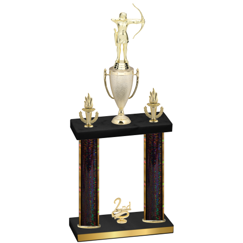 Double Black Glacier Second Place Archery Trophy