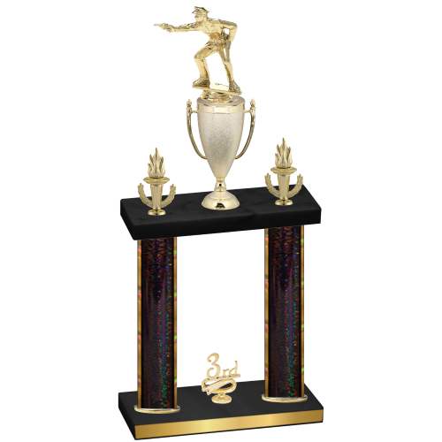 Double Black Glacier Third Place Shooter Trophy
