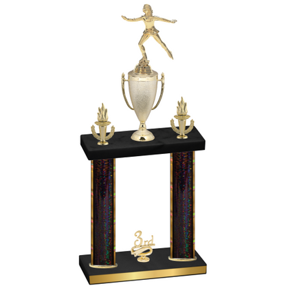 Double Black Glacier Third Place Skater Trophy