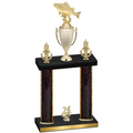 Double Black Glacier Year Fishing Trophy