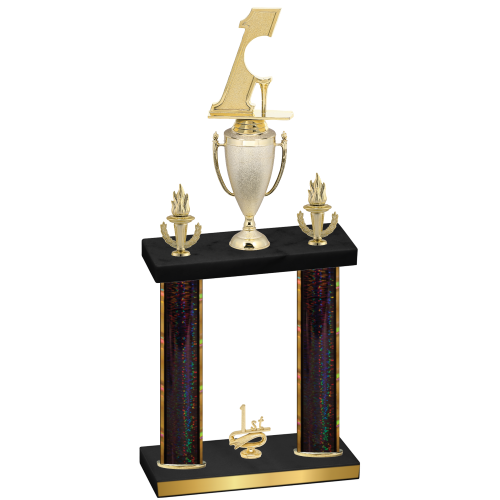 Double Black Glacier First Place Golf Trophy