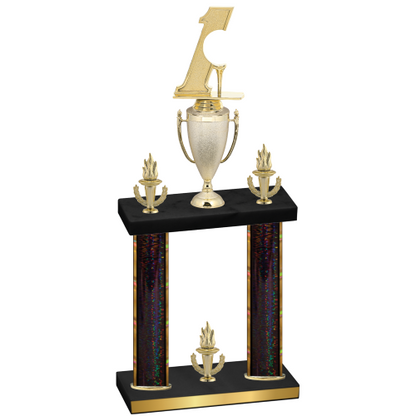Double Black Glacier Victory Golf Trophy