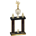 Double Black Glacier Year Academics Trophy