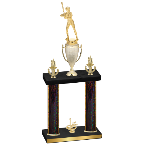 Double Black Glacier First Place Softball Trophy