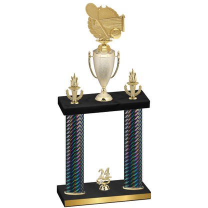 Double Black Carbon Fiber Year Tennis Trophy