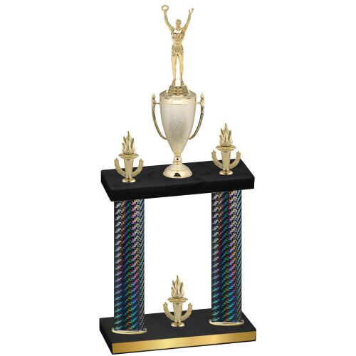 Double Black Carbon Fiber Victory Victory Trophy