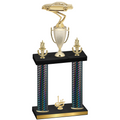 Double Black Carbon Fiber First Place Cars Trophy