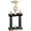 Double Black Carbon Fiber Year Cars Trophy