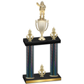 Double Black Carbon Fiber Victory Holiday Trophy
