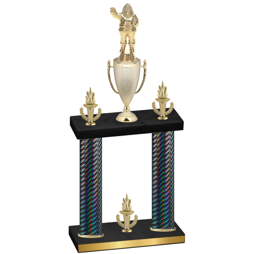 Double Black Carbon Fiber Victory Holiday Trophy