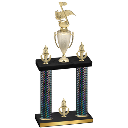 Double Black Carbon Fiber Victory Music Trophy