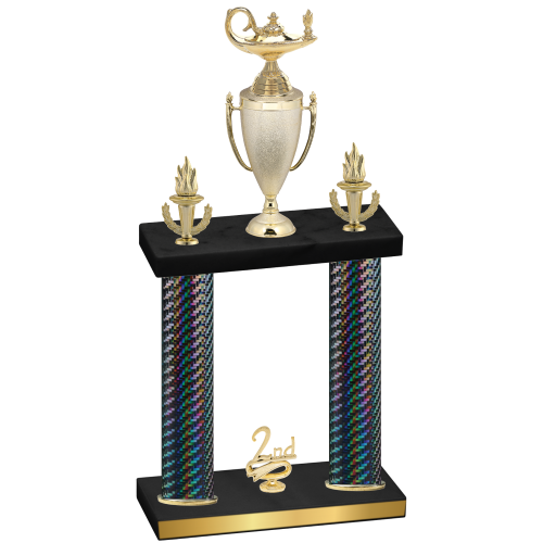 Double Black Carbon Fiber Second Place Academics Trophy