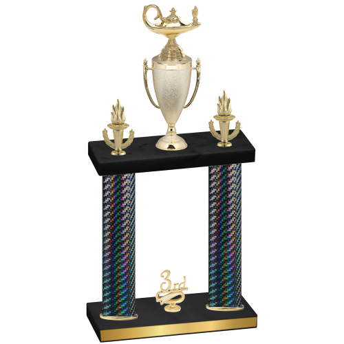 Double Black Carbon Fiber Third Place Academics Trophy