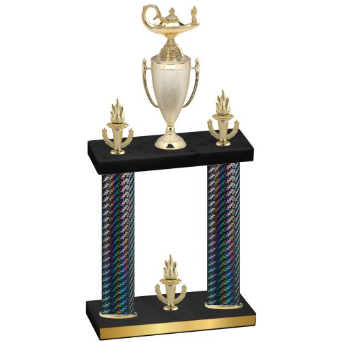 Double Black Carbon Fiber Victory Academics Trophy