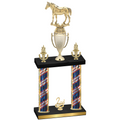 Double Flag USA Second Place Horses Trophy