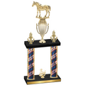 Double Flag USA Third Place Horses Trophy