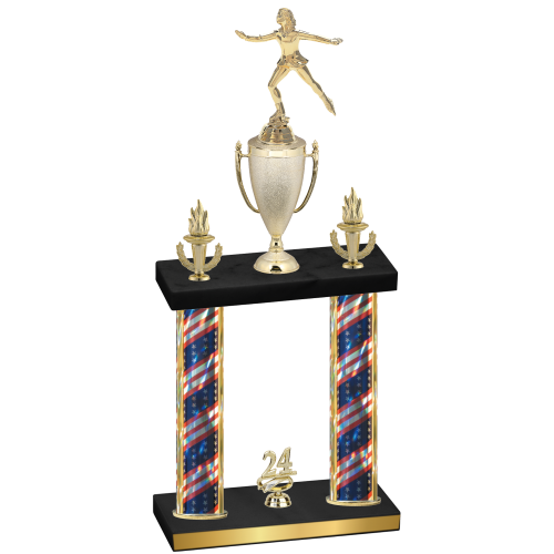 Double Flag USA Year Skater Trophy
