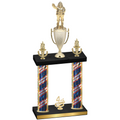 Double Flag USA Fourth Place Holiday Trophy