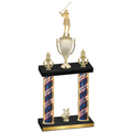 Double Flag USA Year Golf Trophy