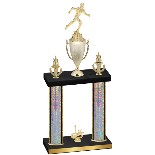 Double Silver Glacier First Place Running Trophy