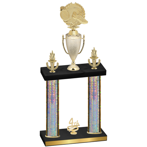 Double Silver Glacier Fourth Place Running Trophy