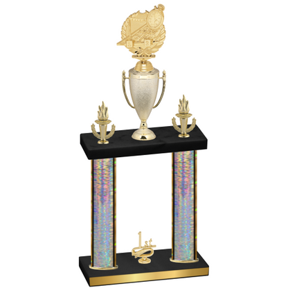 Double Silver Glacier First Place Swimming Trophy