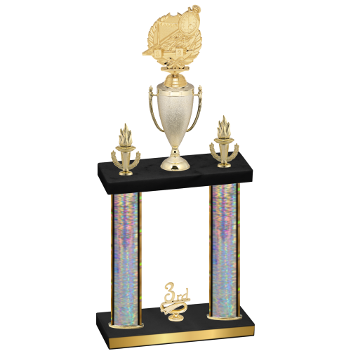 Double Silver Glacier Third Place Swimming Trophy