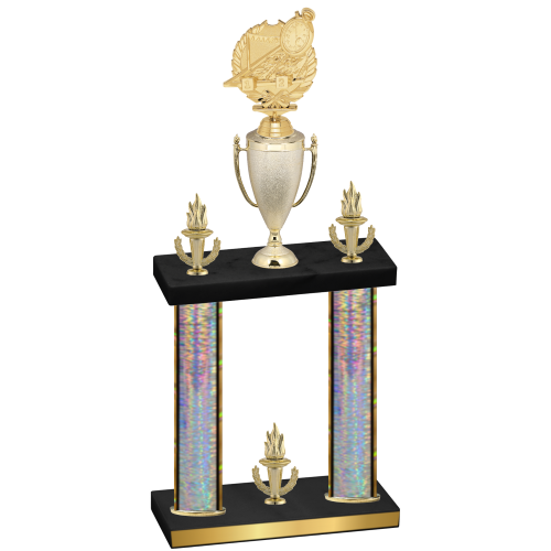 Double Silver Glacier Victory Swimming Trophy