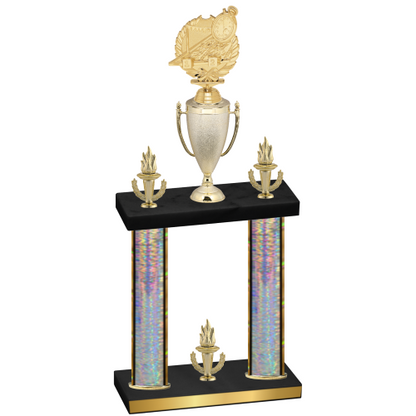 Double Silver Glacier Victory Swimming Trophy