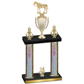 Double Silver Glacier Year Horses Trophy