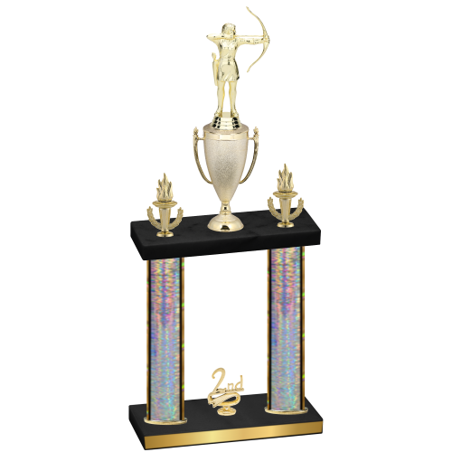 Double Silver Glacier Second Place Archery Trophy