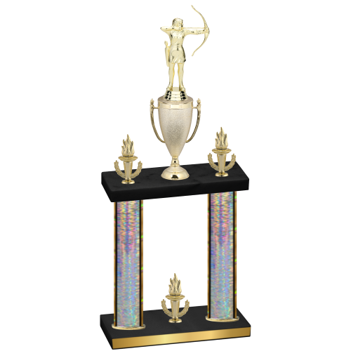 Double Silver Glacier Victory Archery Trophy