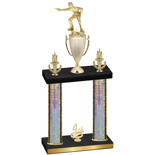 Double Silver Glacier Fourth Place Shooter Trophy