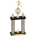 Double Silver Glacier Fourth Place Skater Trophy