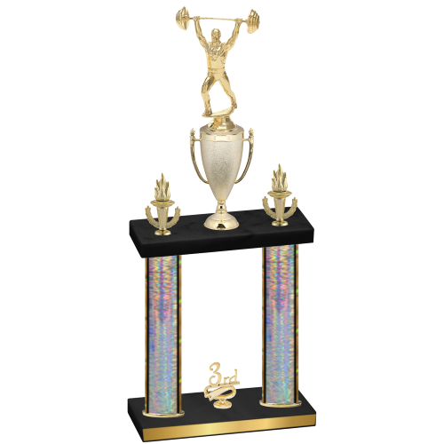 Double Silver Glacier Third Place Weights Trophy