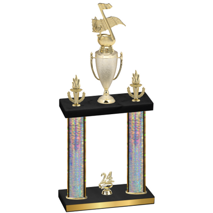 Double Silver Glacier Year Music Trophy