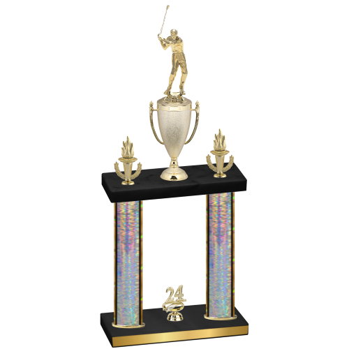 Double Silver Glacier Year Golf Trophy