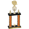 Double Orange Glacier First Place Running Trophy