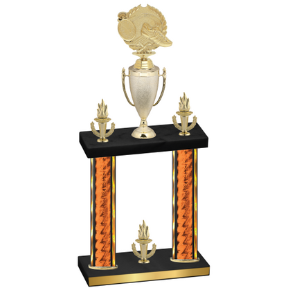 Double Orange Glacier Victory Running Trophy