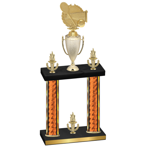 Double Orange Glacier Victory Tennis Trophy