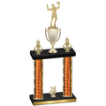 Double Orange Glacier Year Volleyball Trophy