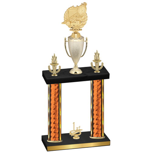 Double Orange Glacier First Place Swimming Trophy