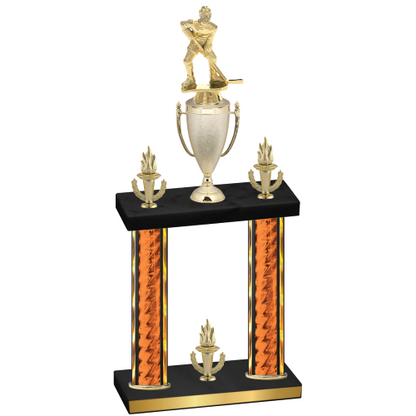 Double Orange Glacier Victory Hockey Trophy