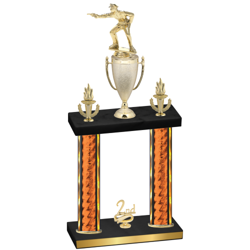 Double Orange Glacier Second Place Shooter Trophy